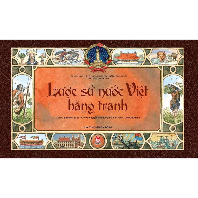 Sách Kim Đồng - Lược Sử Nước Việt Bằng Tranh (Bìa Mềm)