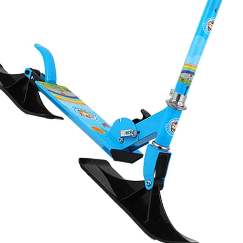 Product Introduction of Kids Snow Scooter Lightweight Balance Training Scooter Ski Skate Board Sled 1