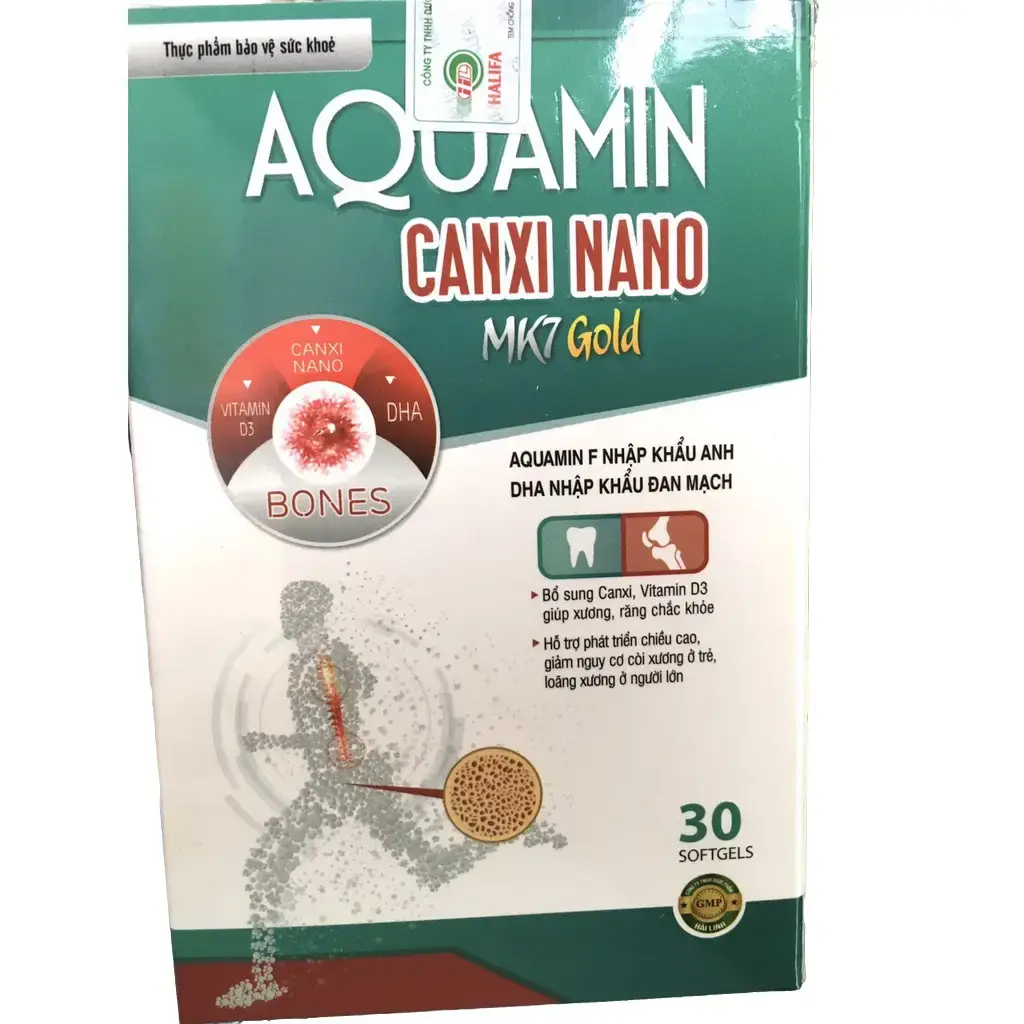 Viên nang mềm canxi nano giúp ngăn ngừa loãng xương người cao tuổi, bổ sung canxi cho trẻ em  nhanh lớn.