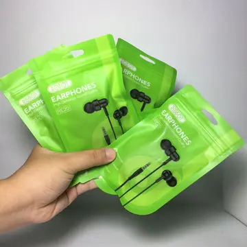 Earphone ROBOT RE-20 DEEP BASS ORIGINAL Earphones Putih Hitam Headphones 0