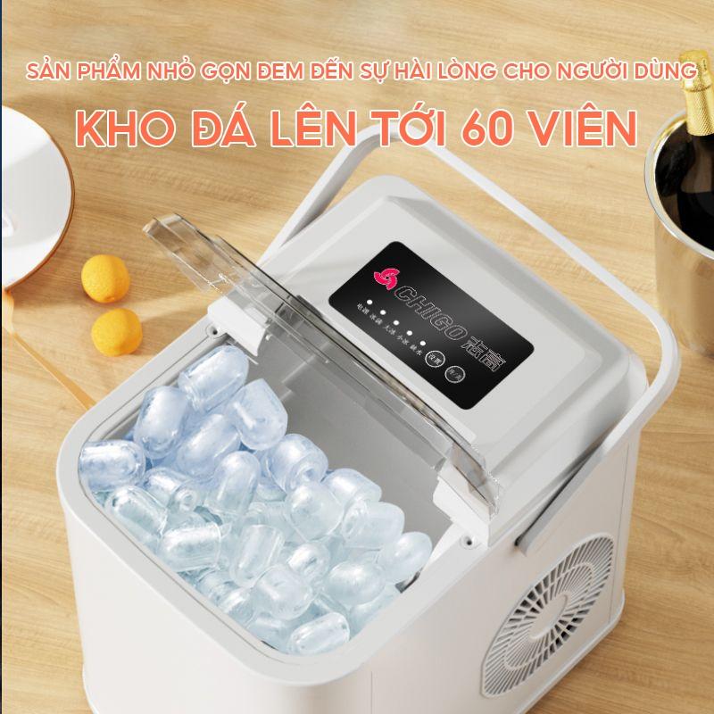 Product Introduction of [Giao hàng miễn phí] Máy làm đá mini 5 phút cho gia đình, làm sạch máy làm đá siêu nhanh, an toàn 6