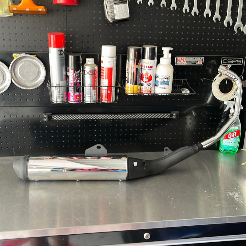 Pô Xe May REDLEO CHÍNH HÃNG LẮP Exciter WINNER SONIC RAIDER SATRIA Phụ Kiện Phụ Tùng