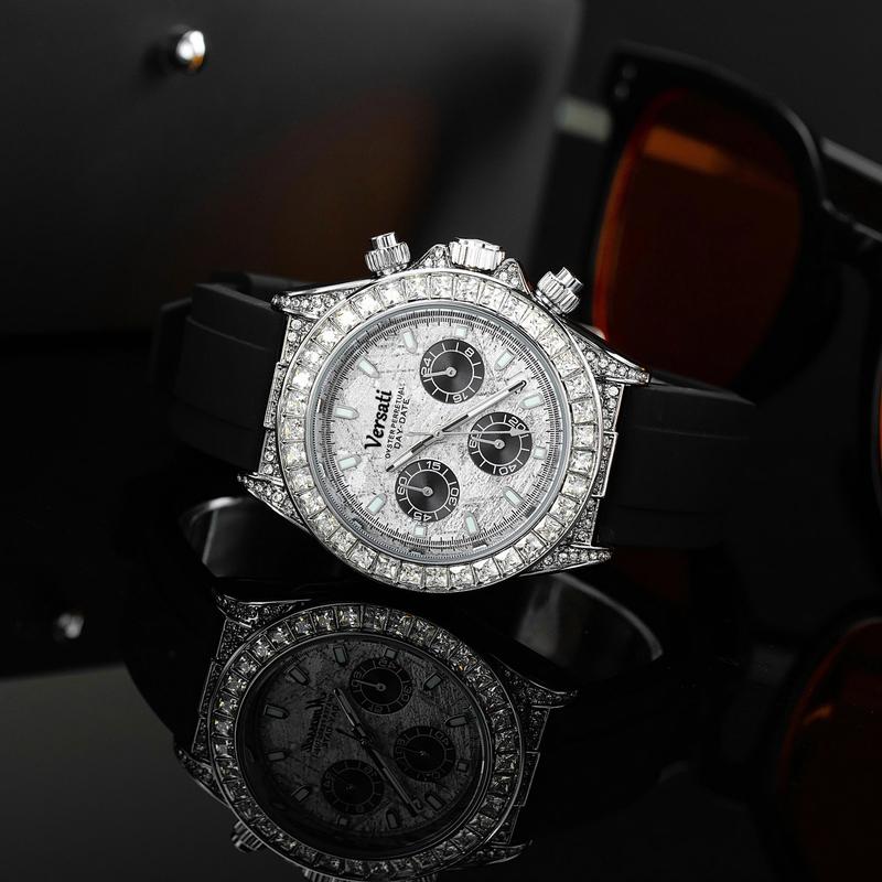 [ MS STORE x ĐÌNH TRƯỞNG ] ĐỒNG HỒ NAM VERSATI THIẾT KẾ ĐÍNH ĐÁ SANG TRỌNG, PHONG CÁCH TRẺ TRUNG DỄ PHỐI ĐỒ - M160