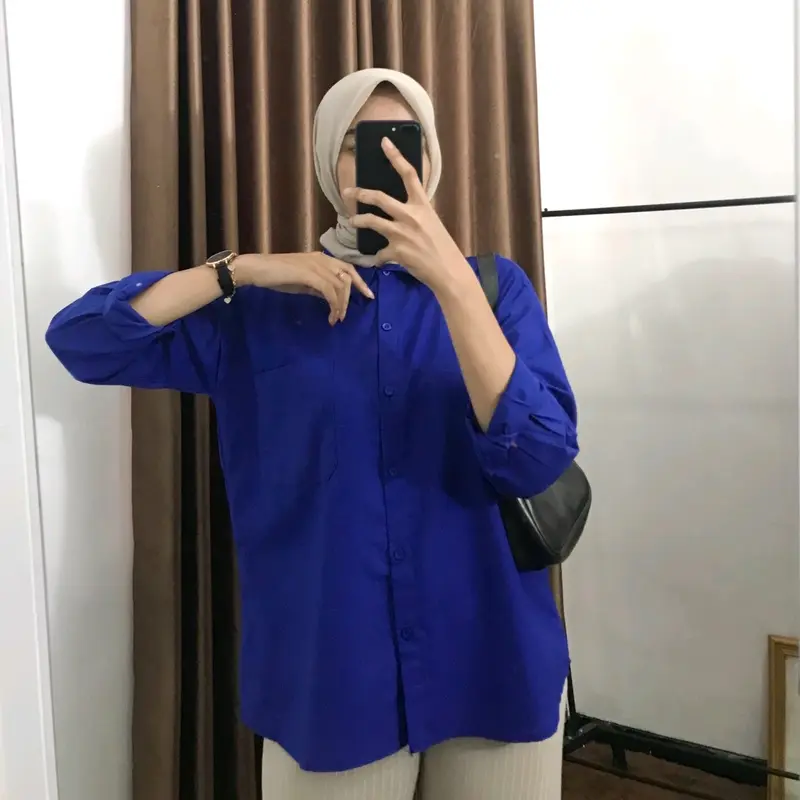 KEMEJA BASIC LINEN OVERSIZE 3
