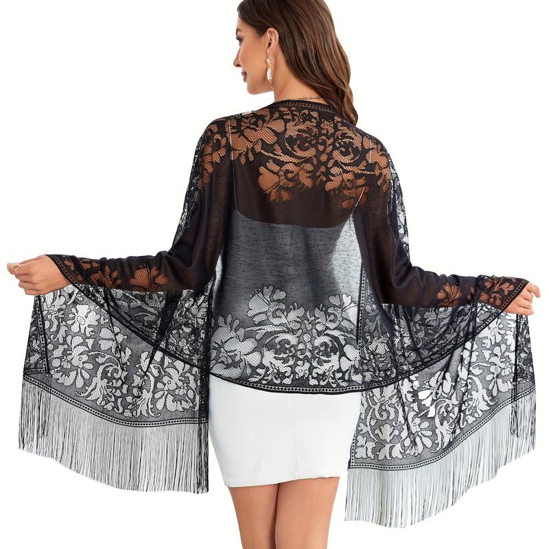 Floral Patterns Decorative Edges Long Dress Floral Patterns Decorative Edges Long Dress
