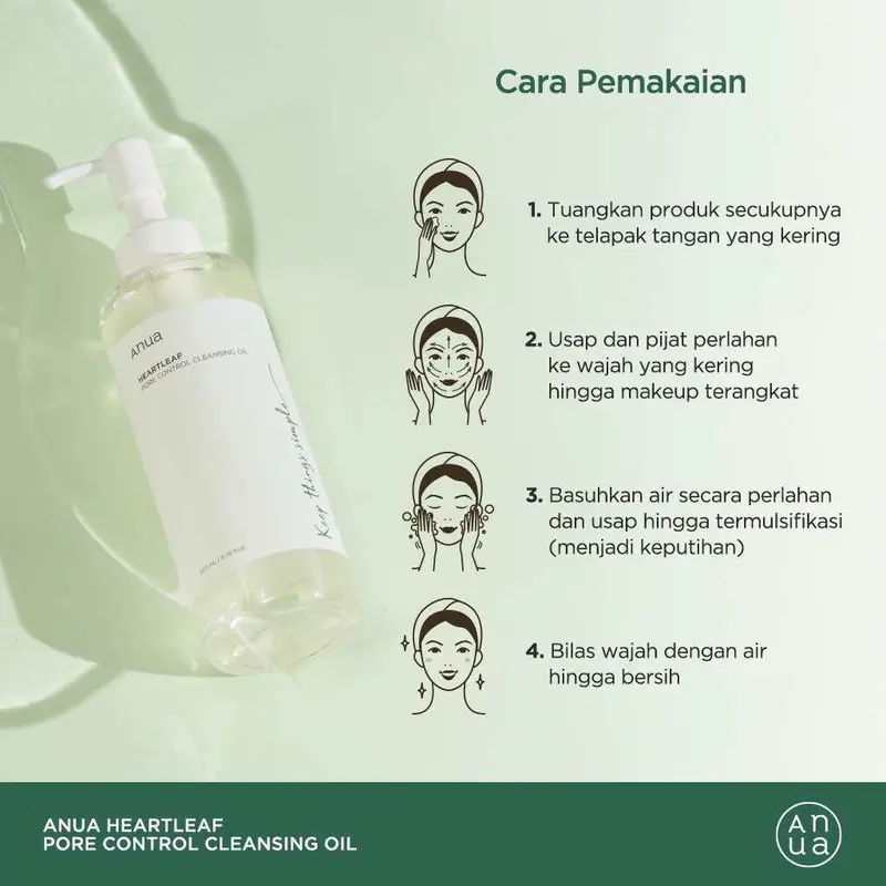 ANUA Heartleaf Pore Control Cleansing Oil 200mlCrystal clear and translucentantioxidant 5