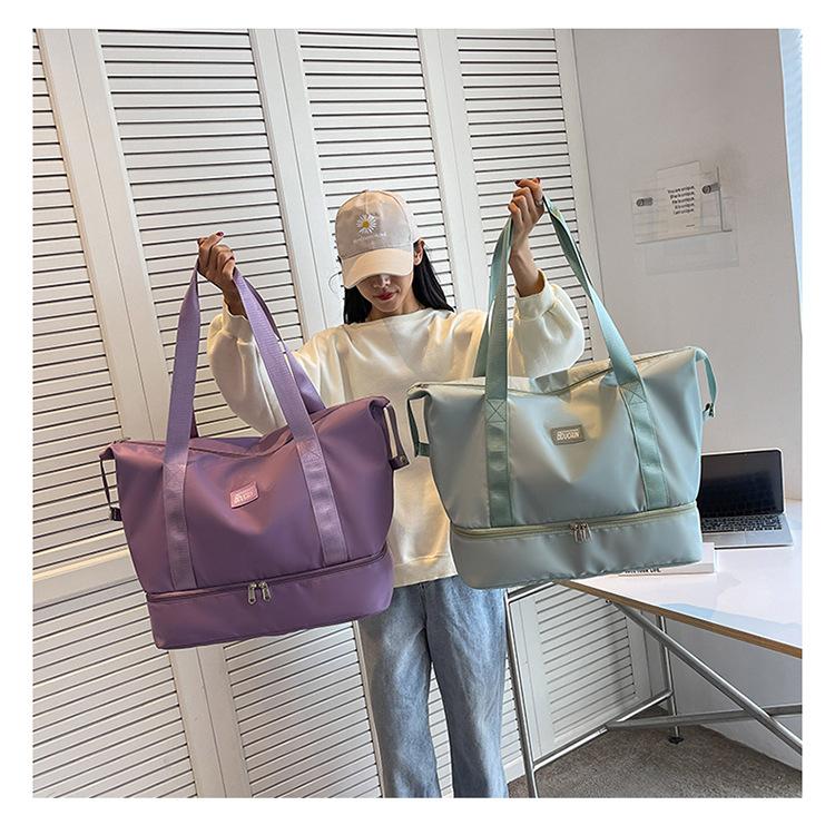 Product Introduction of Sports Workout Travel Handbag, Short Distance Lightweight Water-Proof Bag, Shoe Bag, New Portable Trolley Case, Large-Capacity Luggage Bag, Storage Gym Bag 17