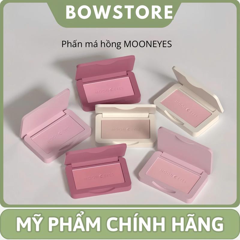 [THUỶ ĐỖ X BOWSTORE] Phấn má hồng MoonEyes Color mềm mịn 35 màu 6.5gr Màu Đỏ Vang Hồng Đào Tự Nhiên Mỹ Phẩm Cosmetic má hồng  moon eyes sunkissed blush má hồng  moon eyes má hồng  mooneyes pr05 kylie  winter má  hồng da neutral la05  moon  eyes