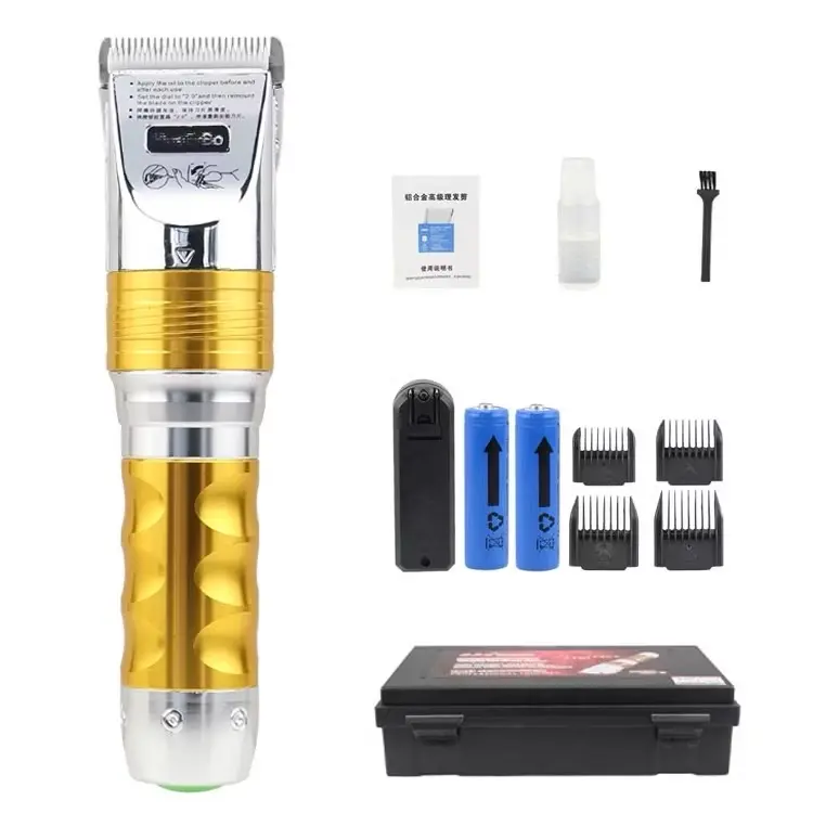 Tông đơ cắt tóc F 10 Tặng kèm Pin dự phòng kemei 809a