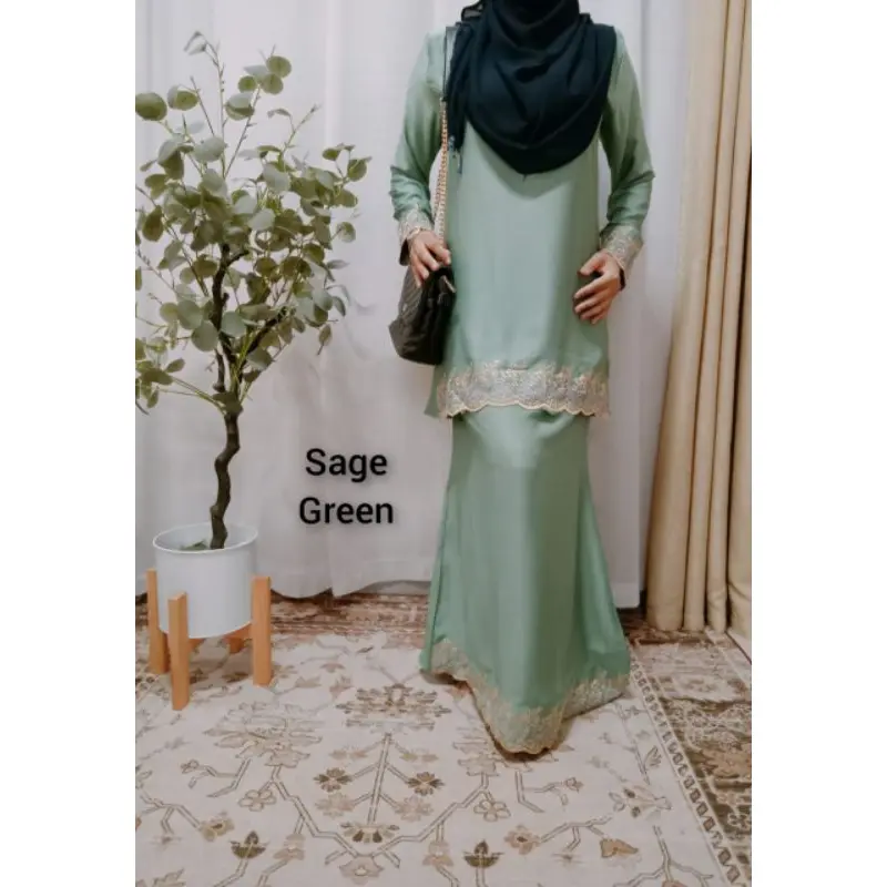 SILK DOBBY EMBROIDERED BAJU KURUNG NEW ARRIVAL