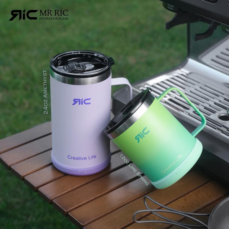 Mr Ric Camp Mug 12oz 24oz Stainless Steel Insulated Coffee Mug - TikTok ...
