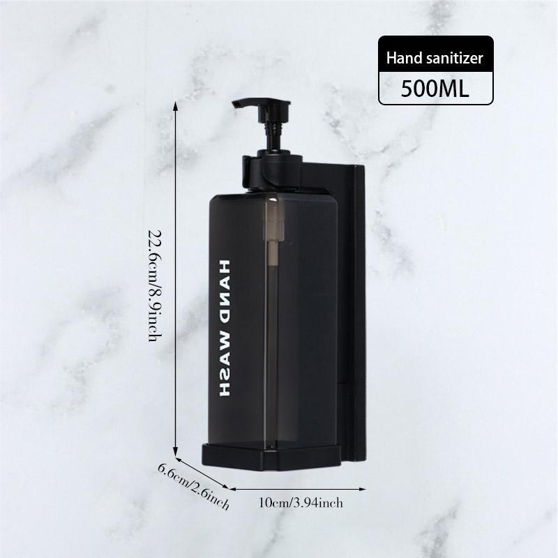 Product Introduction of Wall Mounted Soap Dispenser, 1 Count Punch-free Soap Liquid Pump, Shampoo Conditioner Shower Gel Dispenser for Bathroom Supplies 6