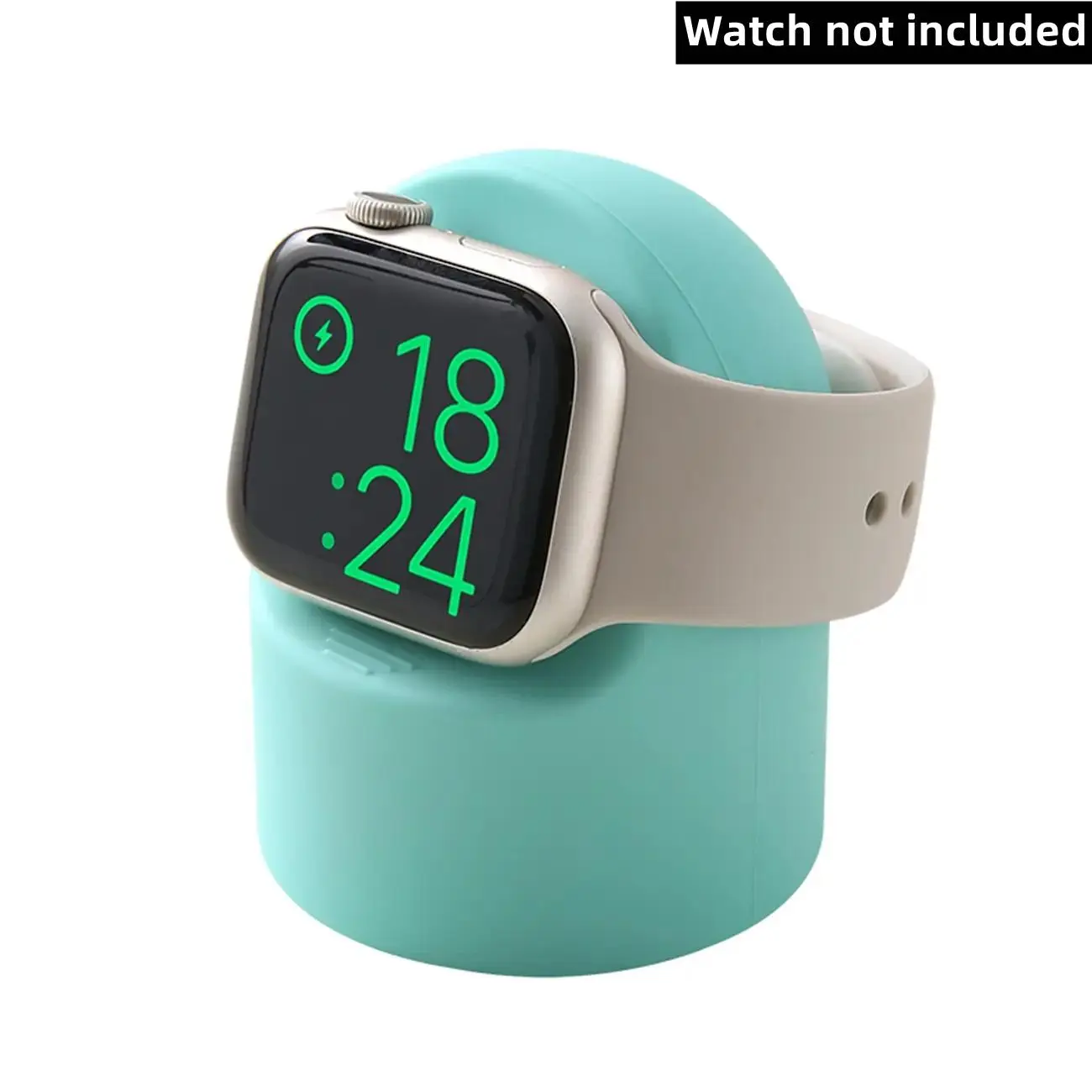 Desktop Watch Charger Stand, 1 Count Solid Color Watch Charging Station Holder, Watch Charging Base, Charger Holder Accessories For Apple Watch