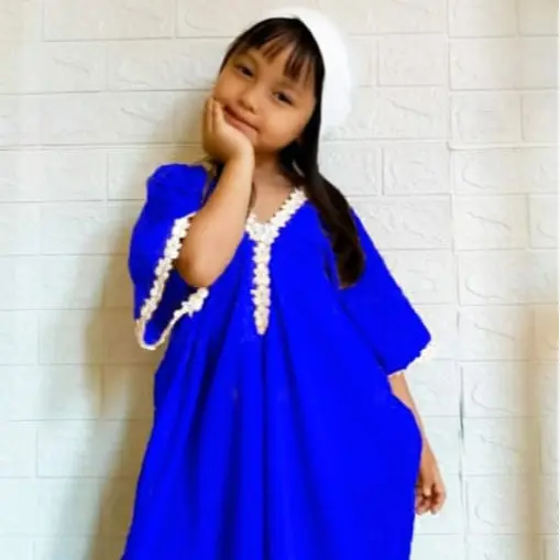 baju kaftan anak perempuan  terbaru/gamis kaftan anak cewek 6