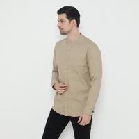 Gambar Platini Kemeja Pria Koko Shanghai Panjang Katun Oxford Beige 22069 - Beige, S dari Platini Official Store Kota Administrasi Jakarta Utara 2 Tokopedia