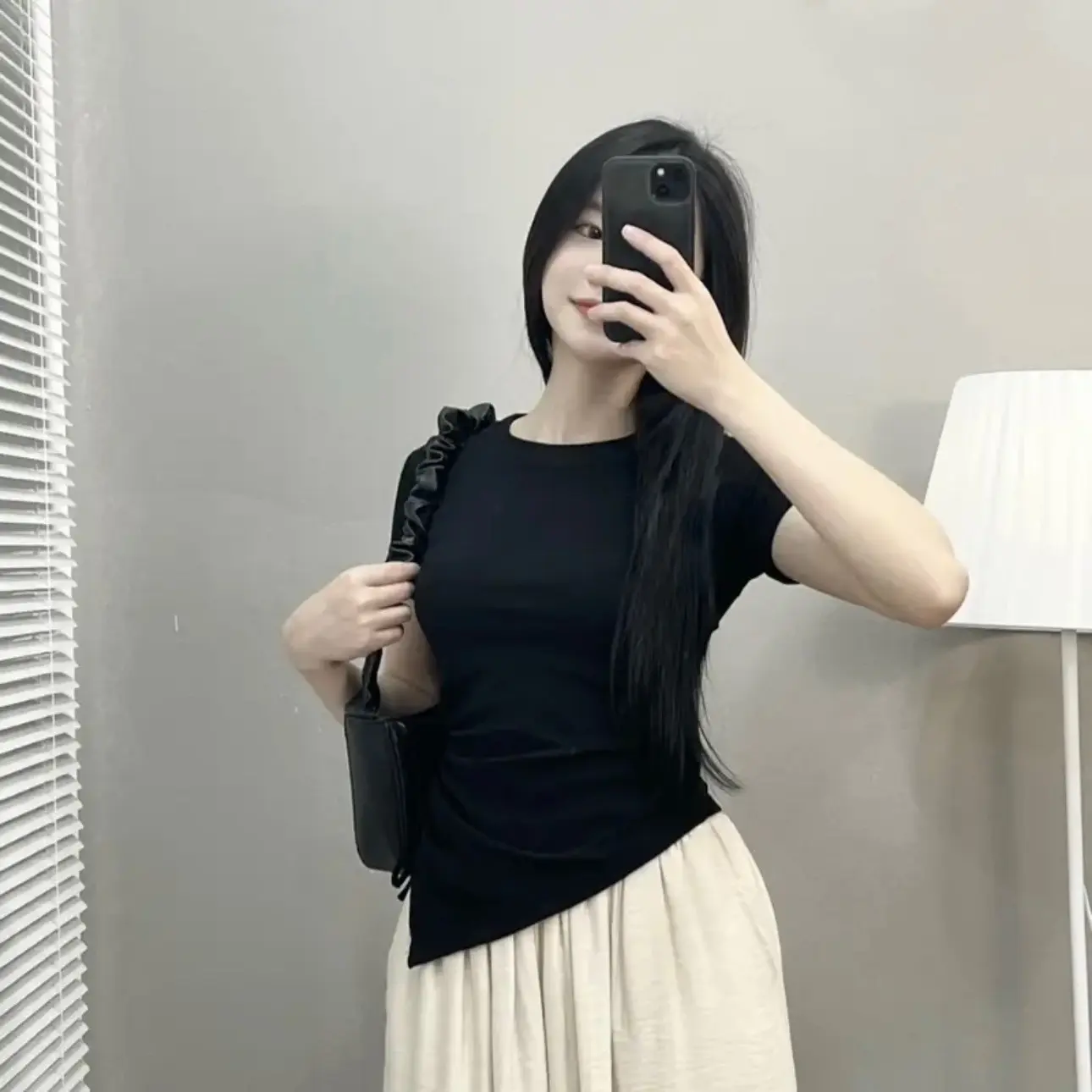 Áo thun nữ rút dây - mã HERA Top Women Cổ Tròn | BigBuy360 - bigbuy360.vn