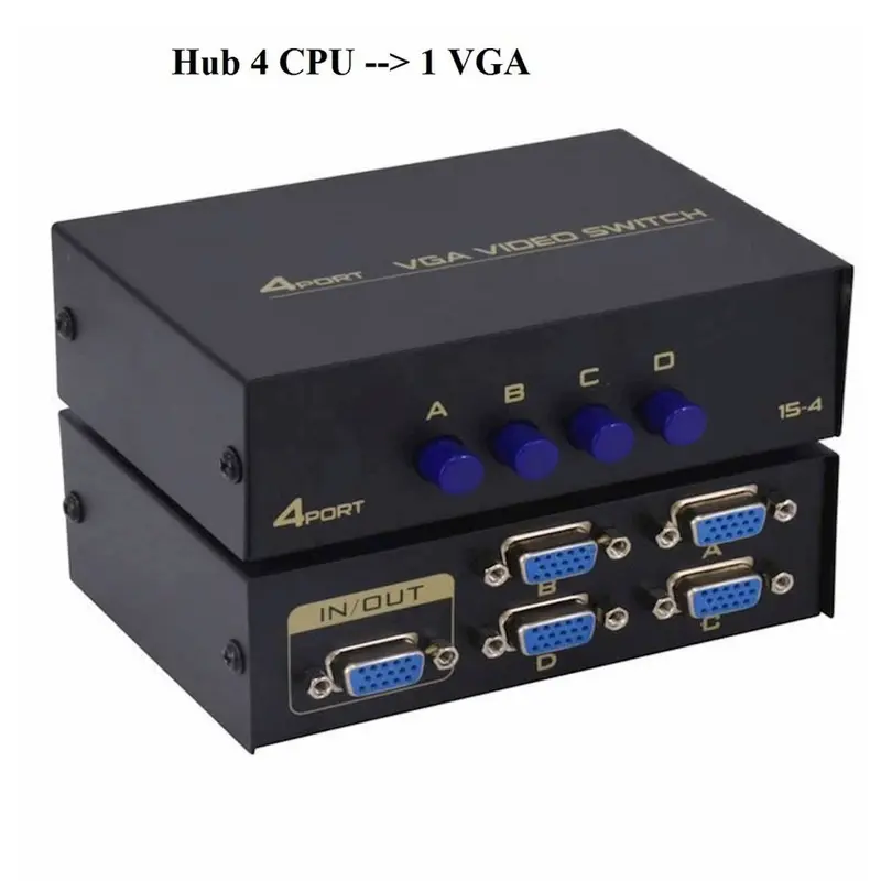 Hub 4 CPU ra 1 VGA. Hub chuyển 4 CPU ra 1 VGA 0