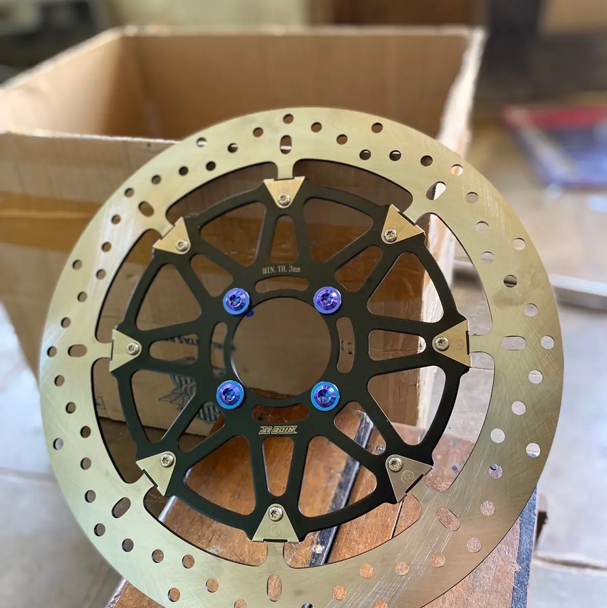 Baut titanium m8 2,cm baut 12 piringan