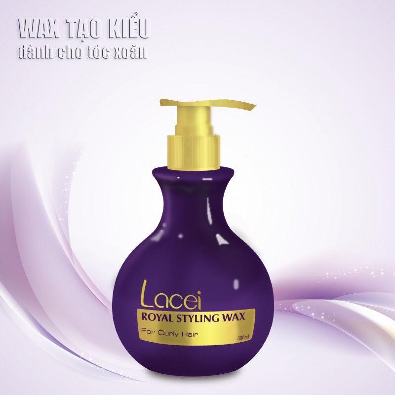 Wax tạo kiểu tóc xoăn Lacei màu tím 300ML