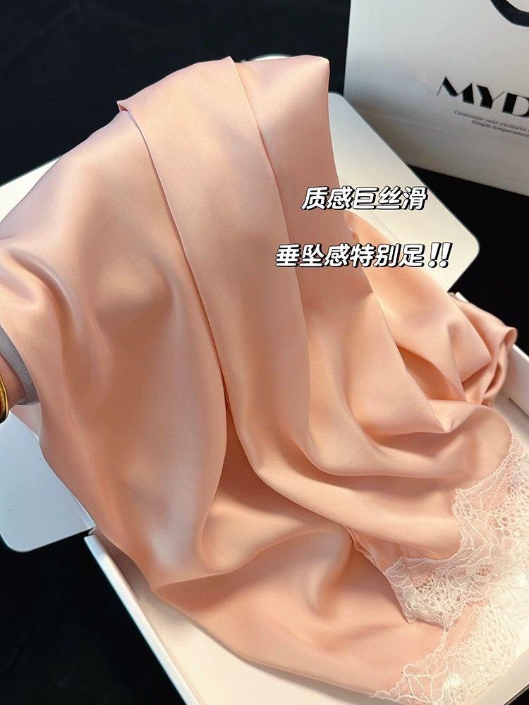 Product Introduction of Bộ Đồ Ngủ Ngọt Ngào Dành Cho Nữ, Hàng Mới Về Năm 2025, Được Làm Bằng Chất Liệu Lụa Lạnh Dài Tay Và Quần Dài, Bộ Đồ Mặc Ở Nhà Gợi Cảm, Thích Hợp Cho Mùa Xuân Và Mùa Thu, Lý Tưởng Cho Mùa Hè 17
