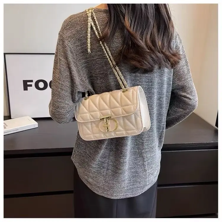 Túi Xách Nữ Đeo Vai Basic Khoá Xoay Trần Trám Dễ Thương -A45 Bag