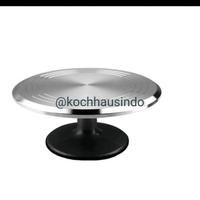 Gambar Truntable meja putar lazy susan revolving cake stand full stainless cake kue - -, - dari Kochindo Kota Tangerang Selatan 1 Tokopedia