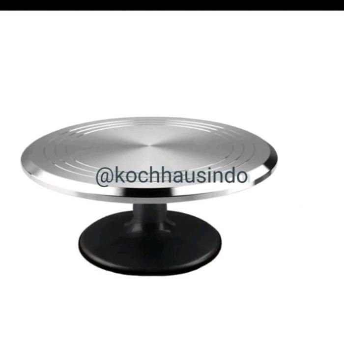 Gambar Truntable meja putar lazy susan revolving cake stand full stainless cake kue - -, - dari Kochindo Kota Tangerang Selatan Tokopedia