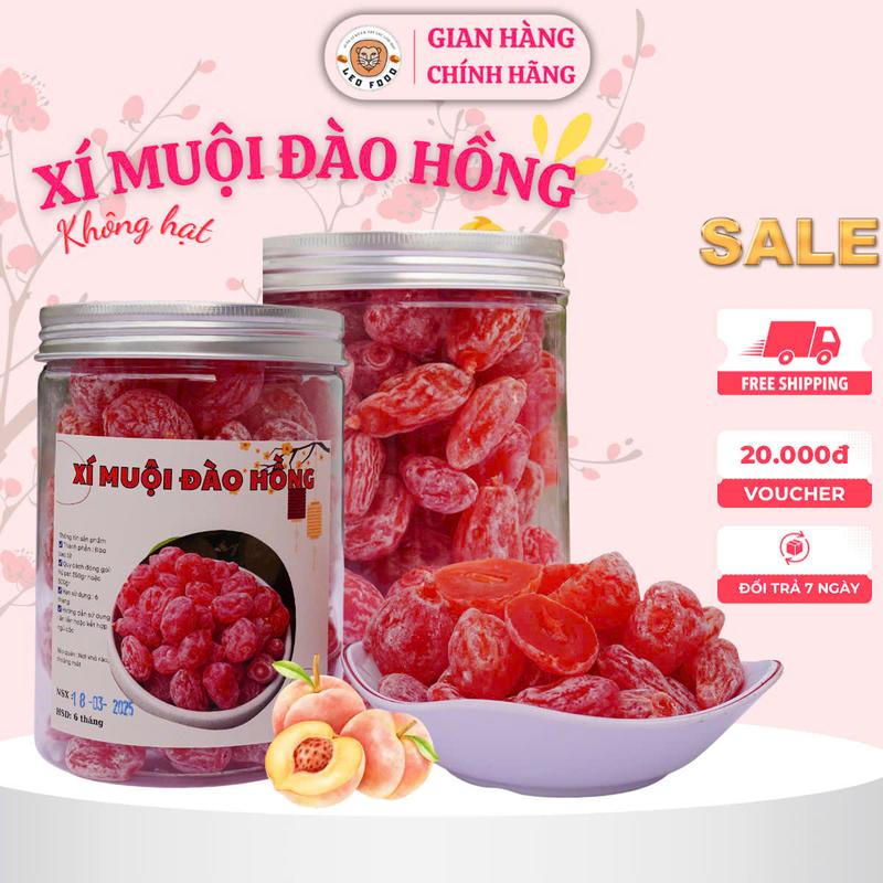Xí Mụi Đào Chua Ngọt Rienstore 1 hộp 500gr - Ăn Vặt Snack Food - Nuts
