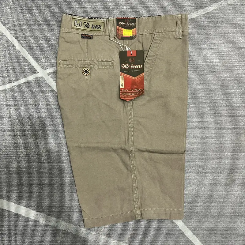 Mr Bress Celana Pendek kanvas Pria Original Bahan Katun Lembut Non Stret Size 28-38 0