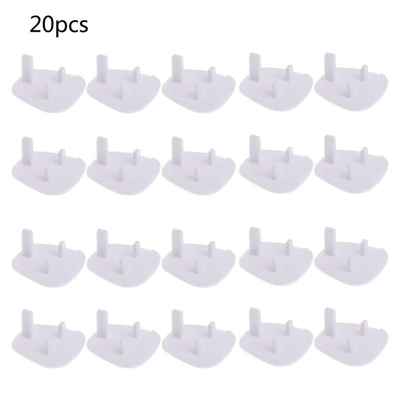 20PCS Plug Socket Cover Uk Plug Covers for Waterproof Wall Sockets for Child Safety at Home and School White 0