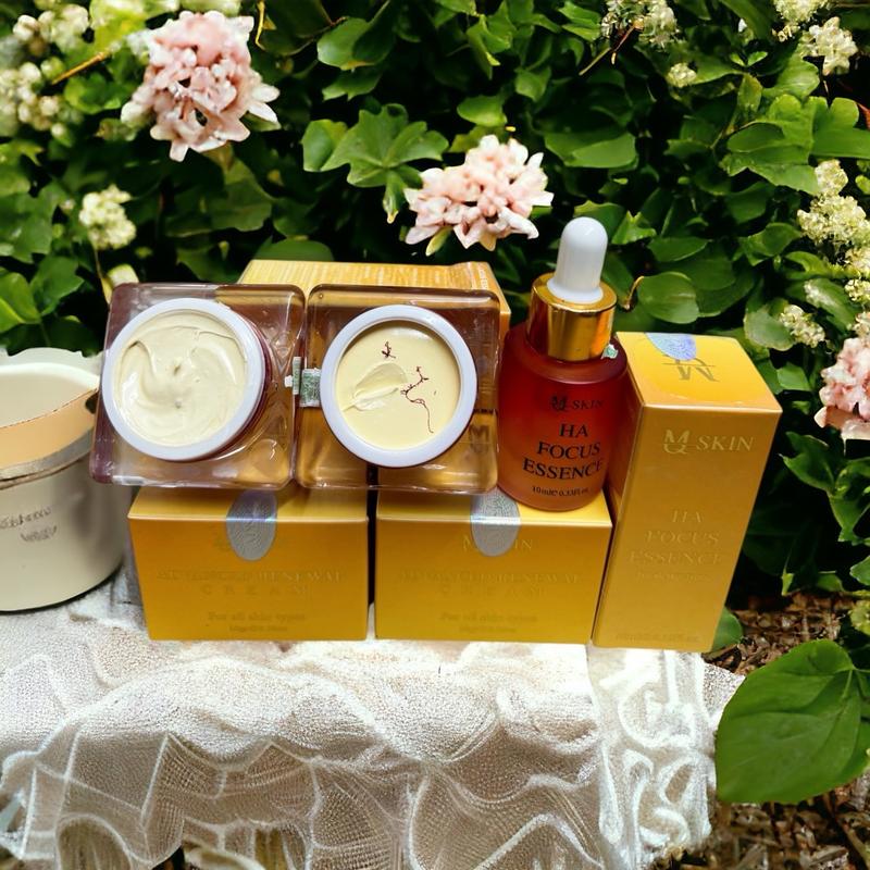 [D7-MQ SKIN]Combo[ KEM CỐT TRẮNG và SERUM ABUTIN HA] Hỗ Trợ[ Dữơng Trắng , hồi da, , giảm xạm, nám, thâm,mụn] Tất cả các loại da Cấp nước Axit hyaluronic Skincare 6