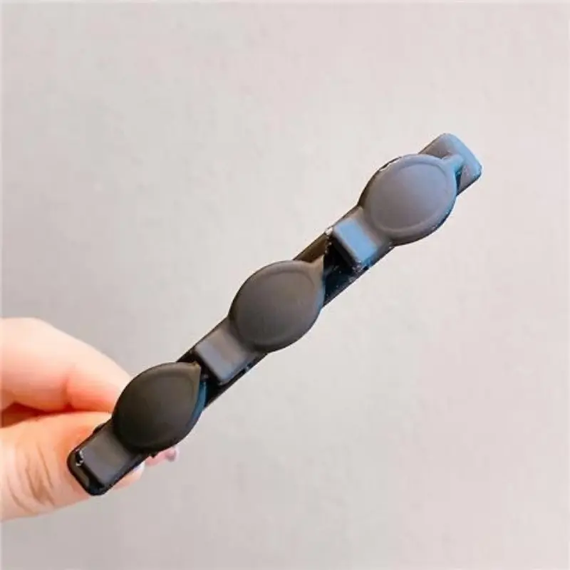 Kẹp Tóc tết Trơn Dụng Cụ Hữu Ích Cho Nữ, Thích Hợp Cho Tóc Mái Và Trán, Tóc Con, Phong Cách Người Nổi Tiếng Trên Internet, Kẹp Mới, cài tóc 4