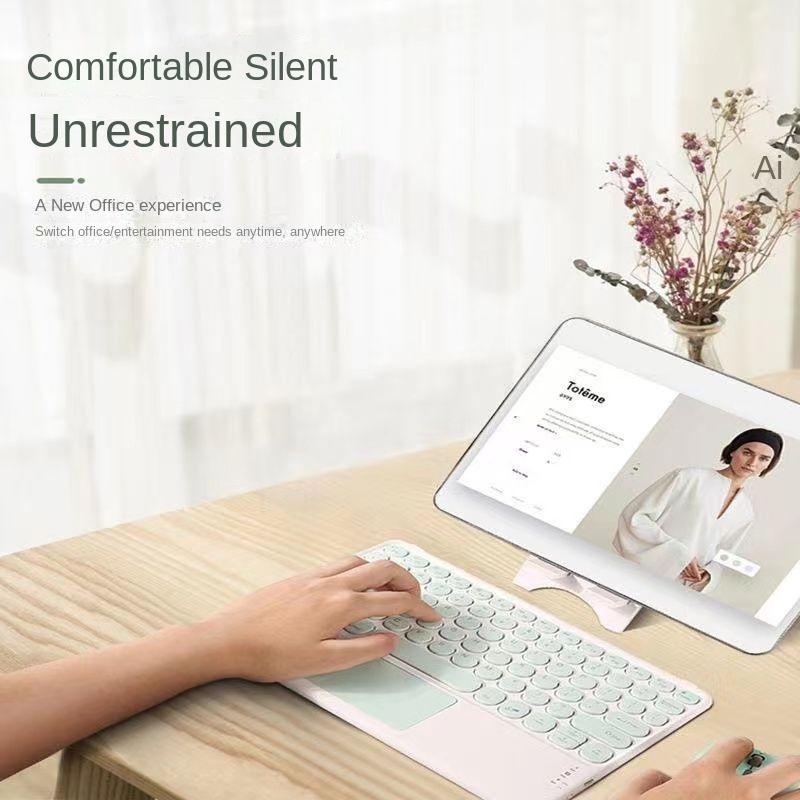 Product Introduction of Bàn phím Bluetooth, Bàn phím điều khiển ma thuật không gây ồn, Thích hợp cho điện thoại di động và máy tính bảng, chuột Thông Dụng Tương thích với Apple iPad và Android Notebook 6