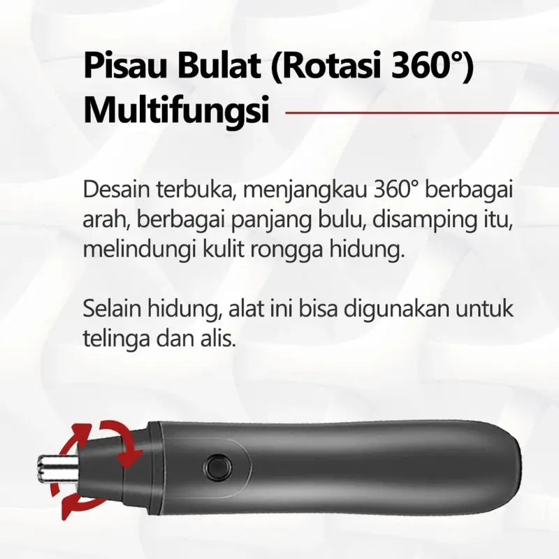 Pabrik Electric Nose Trimmer Alat Cukur Bulu Hidung Telinga Serbaguna Pembersih Bulu Hidung Pencukur Bulu Hidung 1