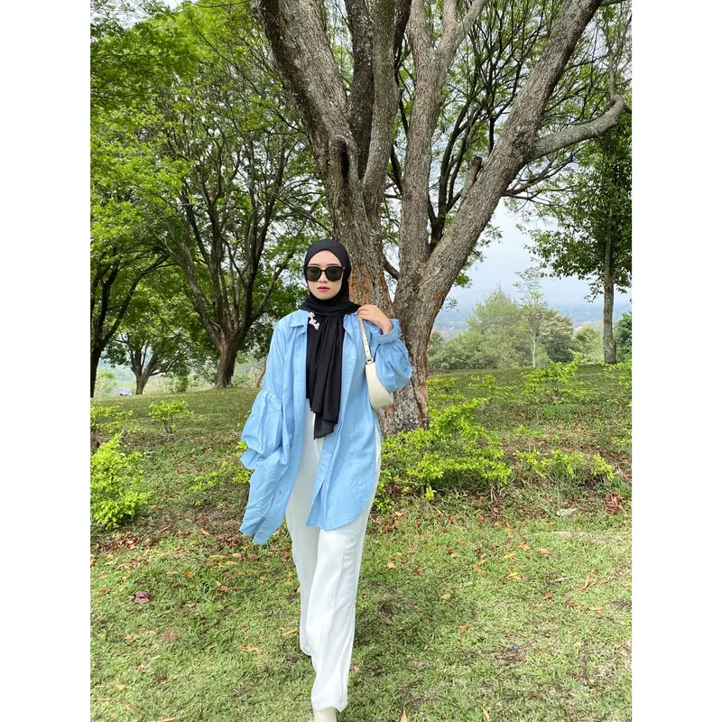 KW - Aqila Tunik Slit Bahan Pololinen Jumbo 1