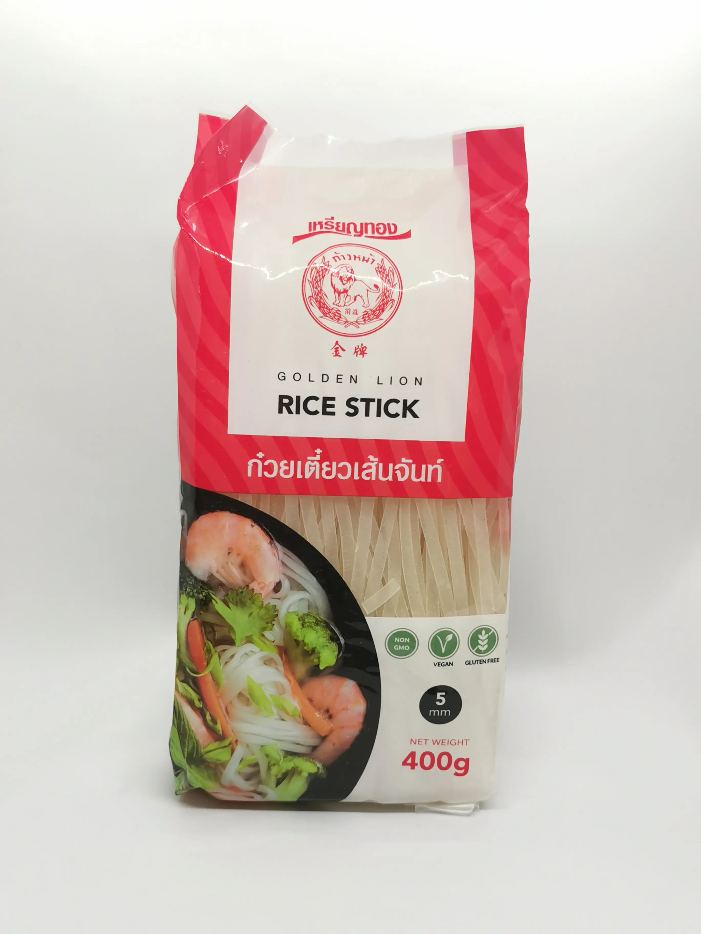 Golden Lion 5mm Rice Stick Noodles 400g (Thailand)