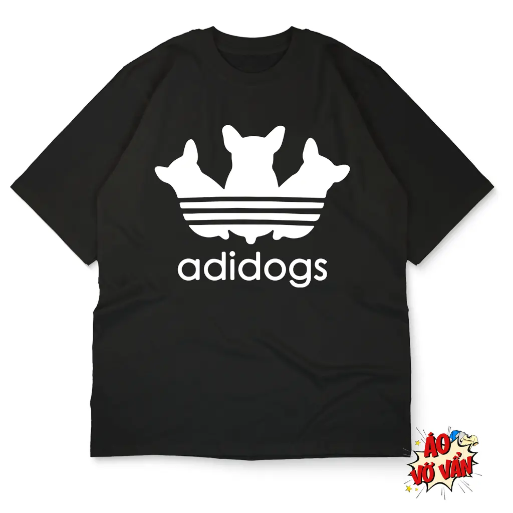 Áo Vớ Vẩn - Áo thun local brand Adidogs - Cotton 100% unisex nam nữ mùa hè