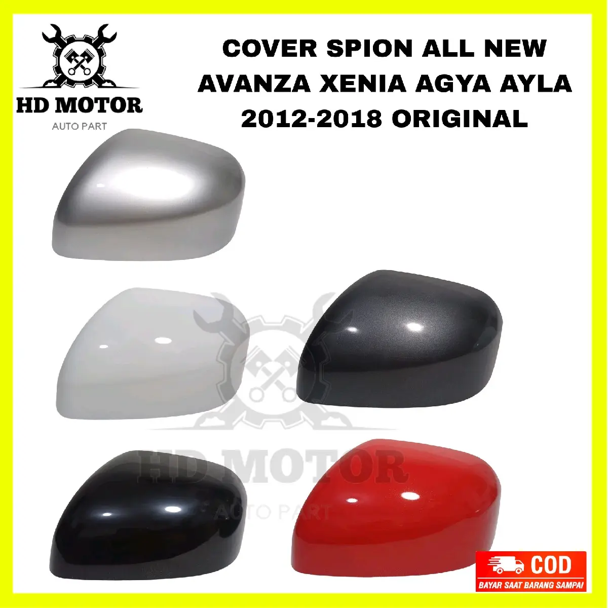 cover spion all new avanza xenia agya ayla original 2012 2013 2014 2015 2016 2017 2018 kanan atau kiri tutup spion Car