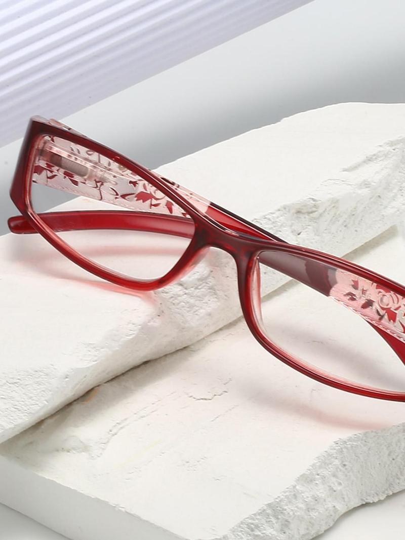 Product Introduction of Simple Eyeglasses for Everyday Use, 1 Pair Basic Flat Frame Fashion Eyeglasses for Women & Men, Fashion Eyeglasses for Work, Daily Clothing Decor, Perfect for Student Daily Use 4