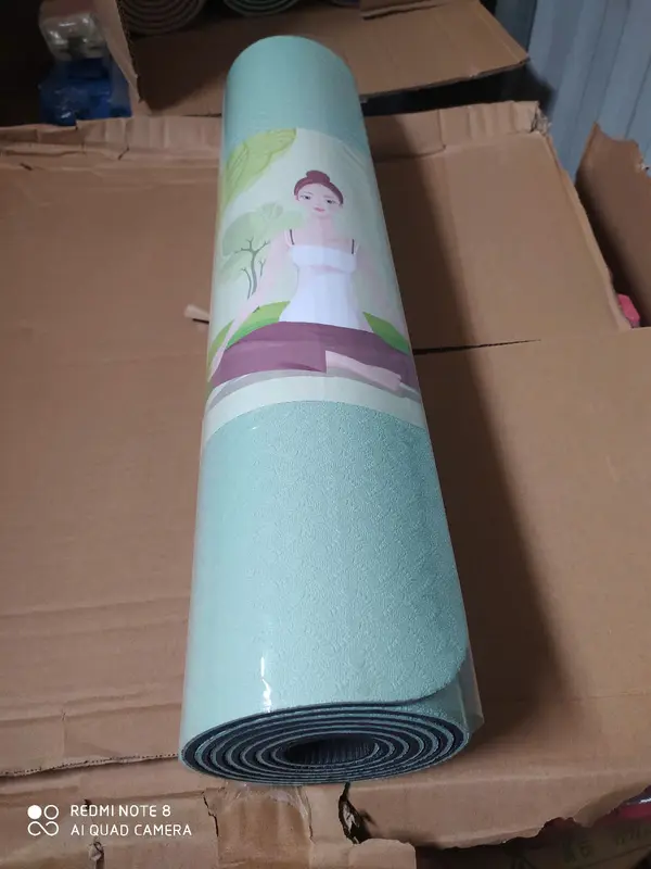 Thảm Yoga  2 mặt, đúc liền 2 lớp kt 180cm x 60cm dày 0.6cm 8