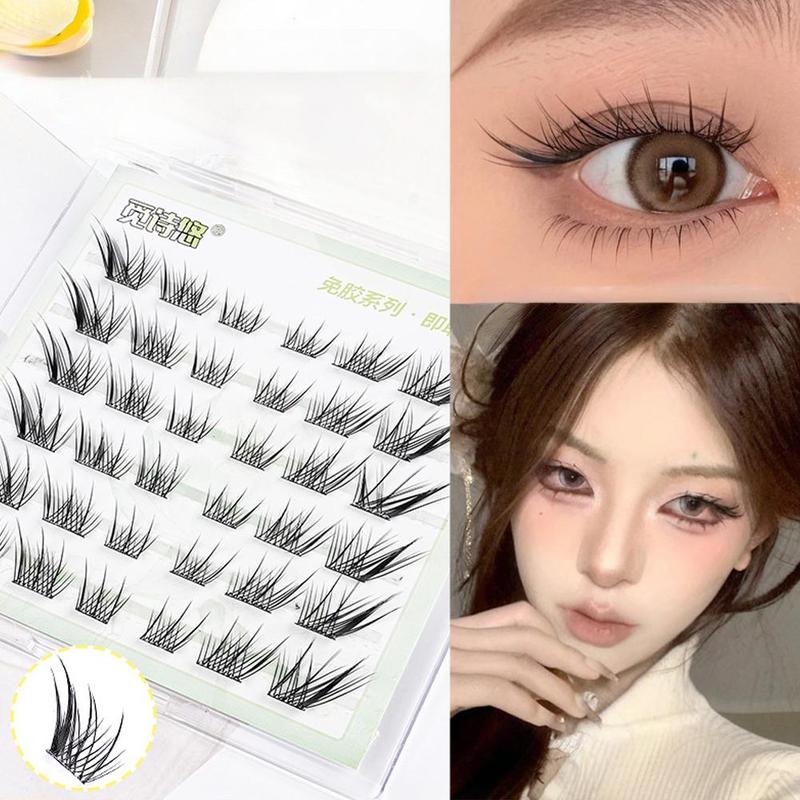 Product Introduction of 【No Need Glue!】glue-free Eyelashes Extension Self-Adhesive Reusable Softer Lashes False Eyelashes Makeup 34