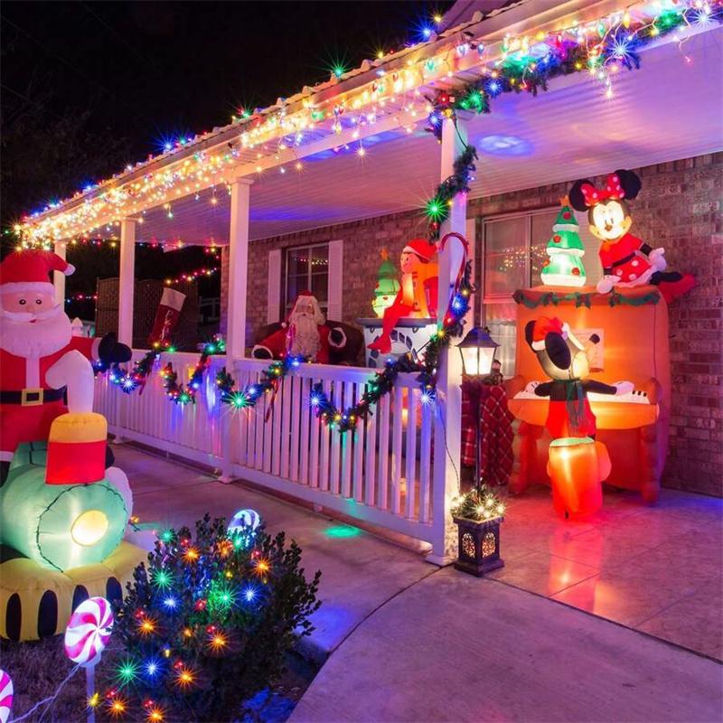 Product Introduction of Solar Powered LED String Light, Rechargeable Waterproof Solar String Light with 8 Modes & Light Sensor, Outdoor Decorative Light for Garden, Patio, Christmas Decoration 7
