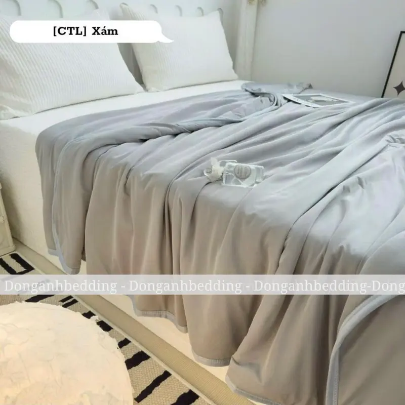 Chăn Điều Hòa Thun Lạnh Mềm Mát ĐỒNG ANH BEDDING Chăn Hè Mỏng Thoáng Điều Hoà Không Khí, Chăn Dùng Cho Gia Đình, Chăn Hè Cho Bé Dùng 4 Mùa Hàng Chuẩn Loại 1, Kích Thước 2mx2m3 3