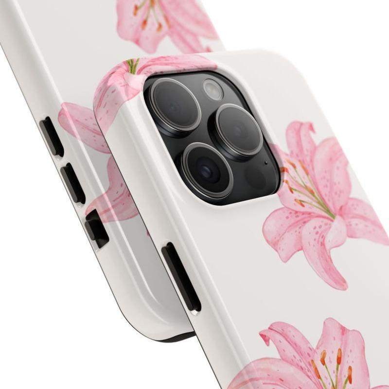 Product Introduction of Floral Pattern Phone Case, 2 in 1 Phone Protective Cover, Phone Accessories Compatible with iPhone 11 12 13 14 15 Pro Max, Flower 1