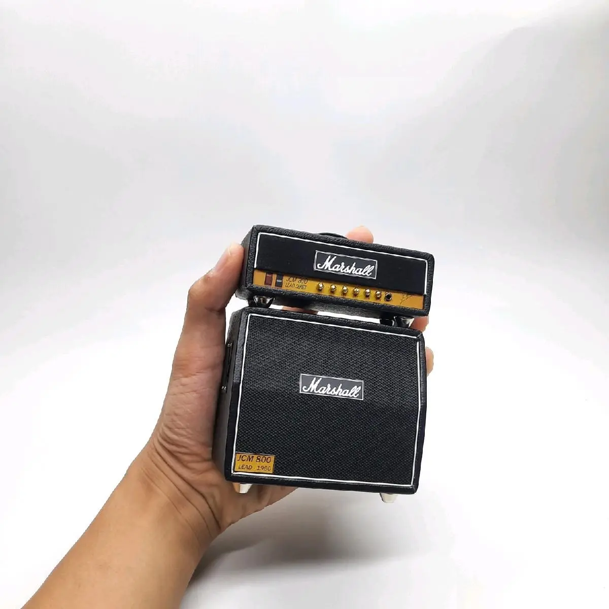 miniatur amplifier marshall 2 tingkat hiasan rak dinding aksesoris action figure 1 : 12 pajangan dekorasi rumah