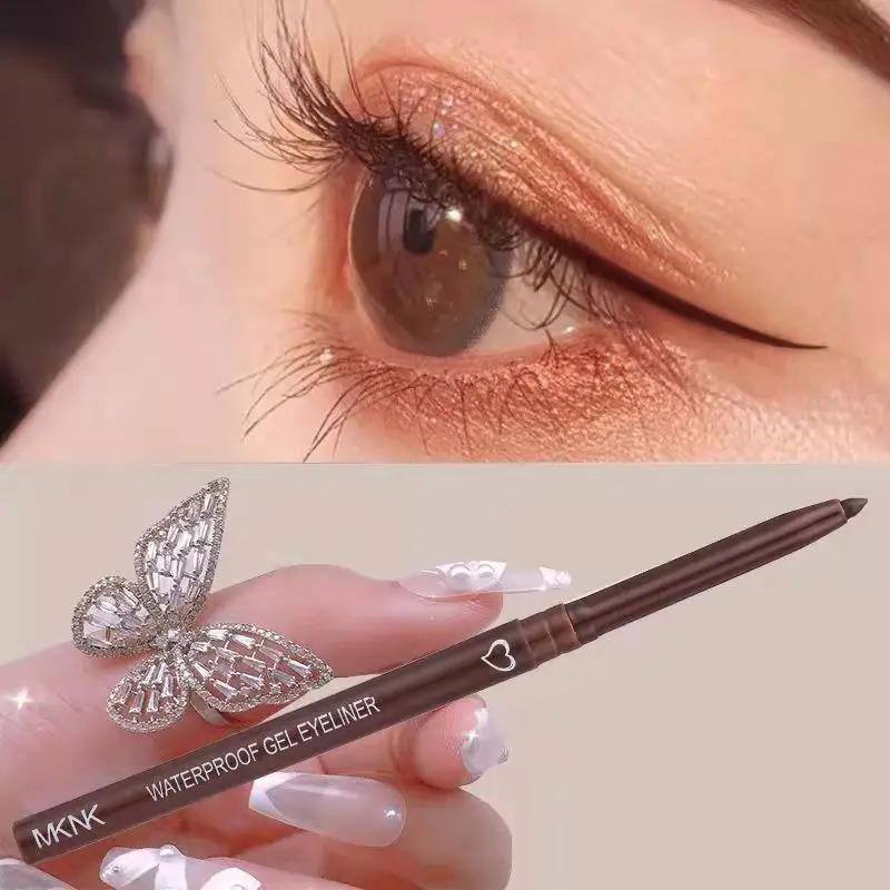 Product Introduction of Waterproof Eyeliner Pen White Black Brown Long Lasting Quick-drying Pencil Not Blooming Liquid Eyeliner Gel Eyes Makeup Cosmetic 0