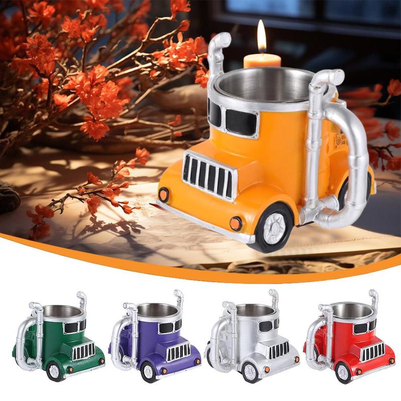Product Introduction of New Durable Truck Coffee Mug Semi Truck 11 Ounces Coffee Cup Handcrafted Semi-trailer Shaped Semi-Truck Coffee Mugs For Men 15