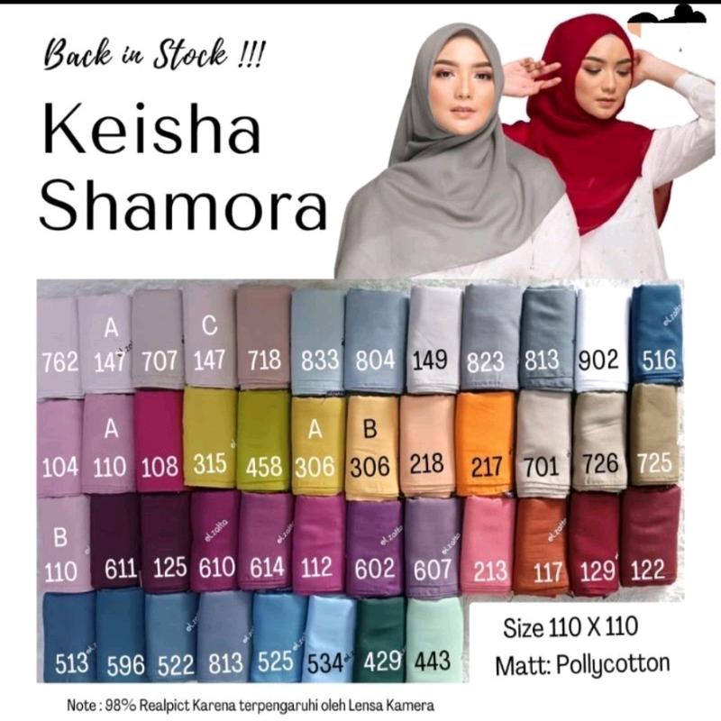 Kerudung Segi Empat Keisha Shamora By Elzatta 0