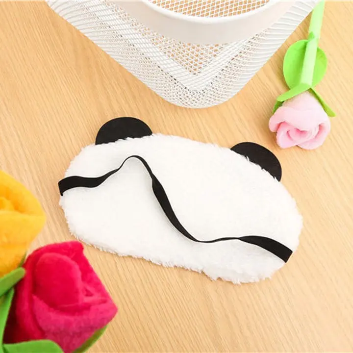 Miếng Bịt Mắt Ngủ Hình Gấu Trúc Dễ Thương Ngủ Văn Phòng Đi Du Lịch Dã Ngoại Mặt Nạ Ngủ 5