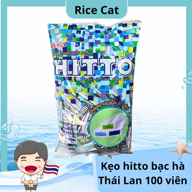 Kẹo Hitto Thái Lan Vị Bạc Hà 300g 100Viên